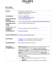 Zeller’s Quartier: Downloads
