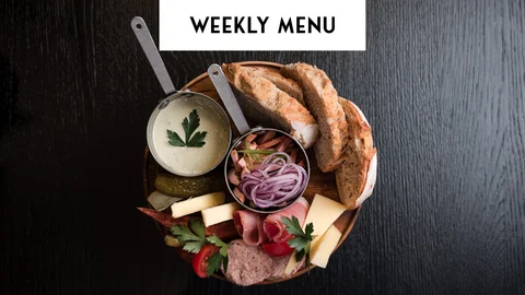 Weekly Menu Weekly Menu